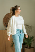 Afbeelding in Gallery-weergave laden, Textured Zip-Up Cardigan