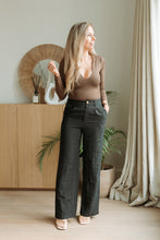 Afbeelding in Gallery-weergave laden, Black pants with golden button