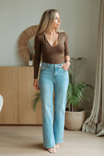 Afbeelding in Gallery-weergave laden, Blue wide leg jeans