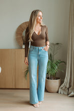 Afbeelding in Gallery-weergave laden, Blue wide leg jeans