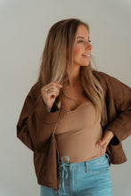 Afbeelding in Gallery-weergave laden, Soft mocha jacket
