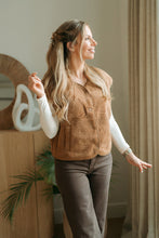 Afbeelding in Gallery-weergave laden, Gilet teddy camel

