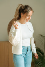 Afbeelding in Gallery-weergave laden, Textured Zip-Up Cardigan
