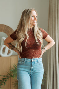 Burgundy Lace Top
