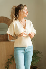 Afbeelding in Gallery-weergave laden, Knitted yellow top
